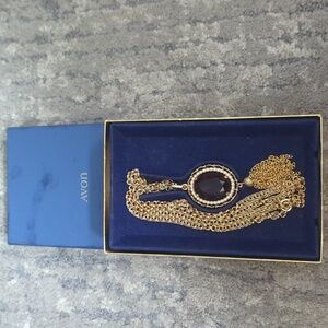 Vintage Avon Necklace With Amethyst Colored Stone